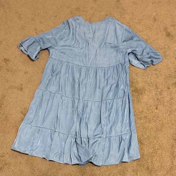 Light Blue Midi Dress - Picture 3 of 3